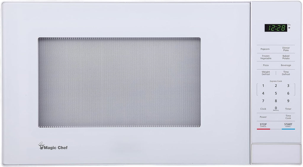 Regine Switzerland 1.1 Cu. Ft. Countertop Microwave Oven - Stylish White Finish