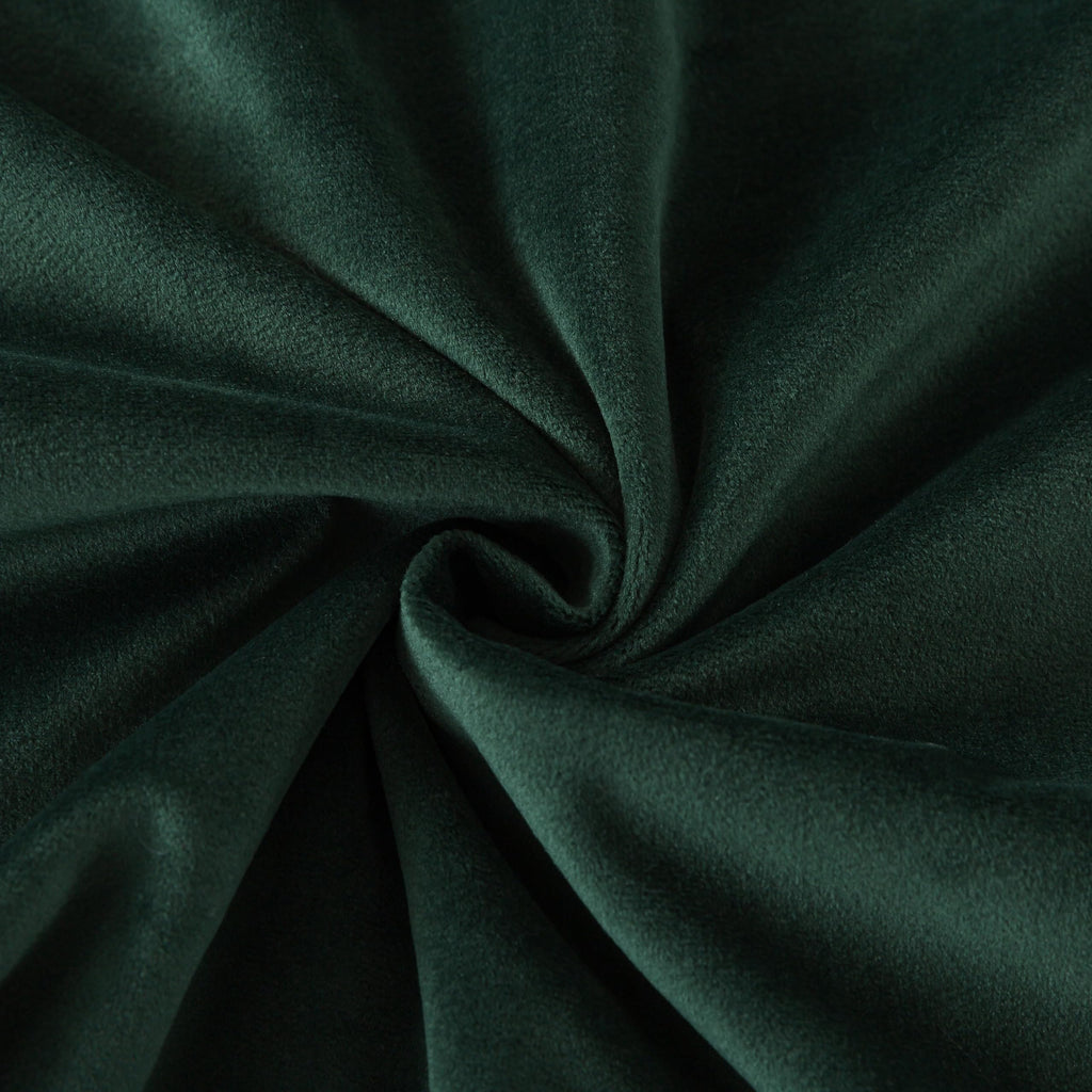 H HOUSEHOLD Set of 2 Velvet Queen Size Pillowcase, Soft and Cozy Luxury Fuzzy Flannel 20x30 Inches Pillow Cover with Zipper (Queen (20 x 30 Inch), Dark Green)