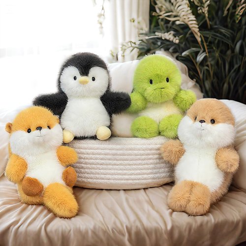 ABEARCAR Cute Turtle Stuffed Animals 6" Soft Sea Turtle Plush Toy Cute Plushies Pillow Birthday Christmas Valentine's Day Gifts for Kids Girlfriend