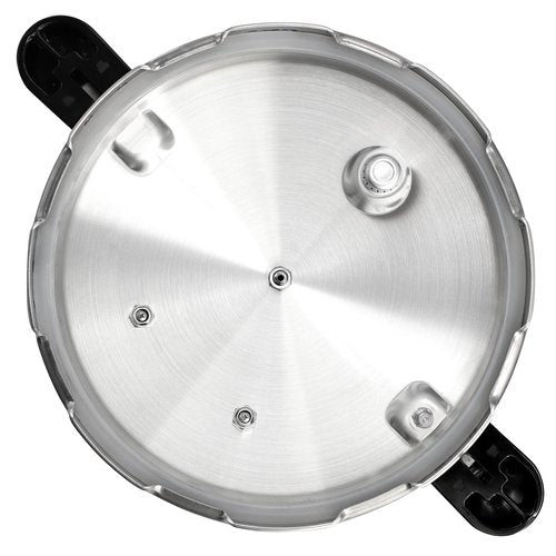 MegaChef 24 Quart Large Capacity Aluminum Stovetop Pressure Cooker for Induction and Gas Stove-Tops