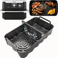 11 QT Premium Silicone Liner | 11QT Air Fryer Liners | Specifically Made for Ninja AD350CO | Ninja Foodi 11 Quart 7-in-1 MegaZone XL FlexBasket Liner | 1PC
