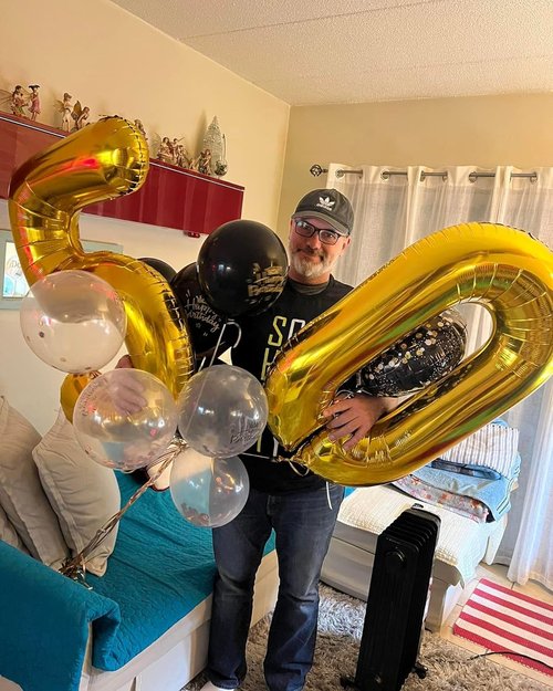 Gold Number 50 Balloon - 40 Inch 50th Birthday Decoration | Elegant Golden Party Supplies