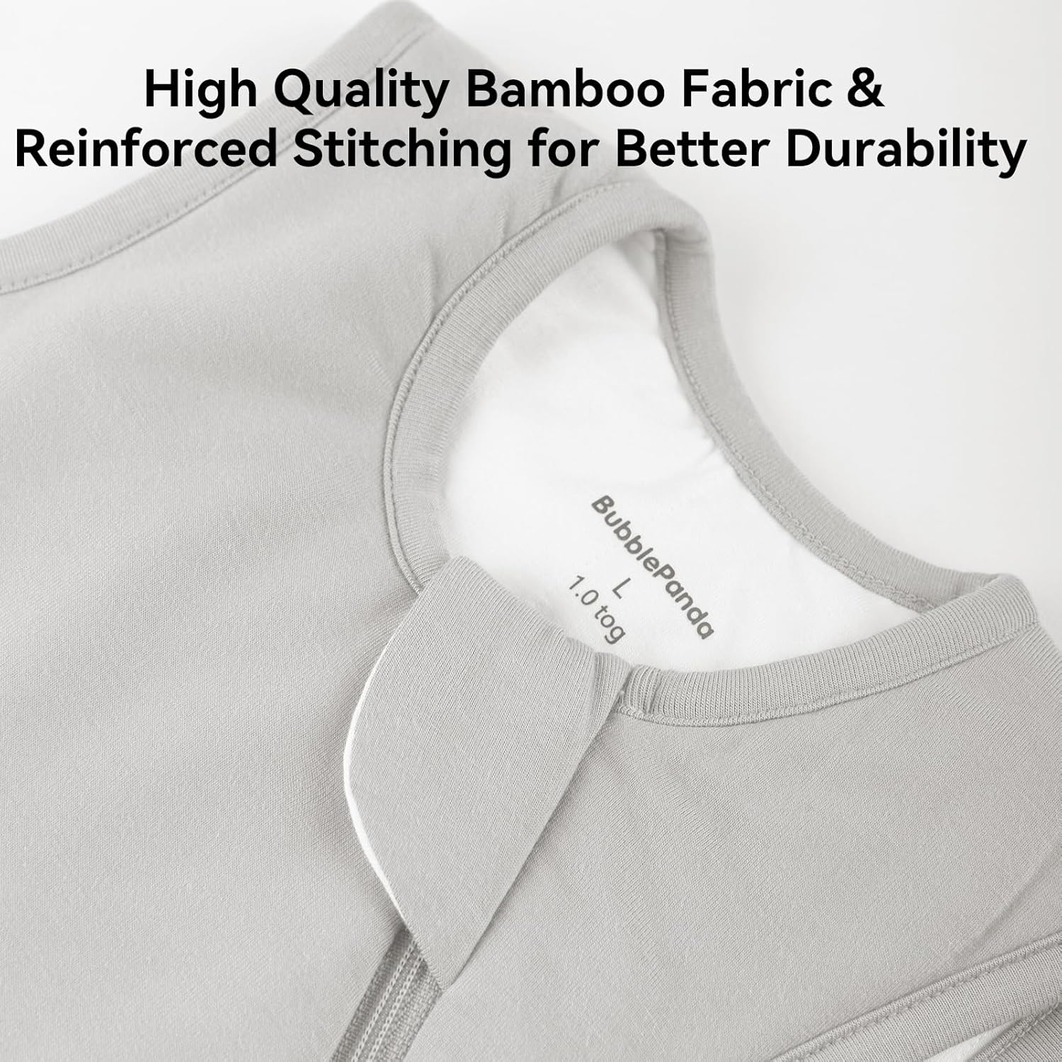 Bamboo Rayon Sleep Sack by [Brand Name] - Ultra Soft 2.5 Tog Winter Wearable Blanket for Babies 6-12 Months | 2-Way Zipper, Unisex