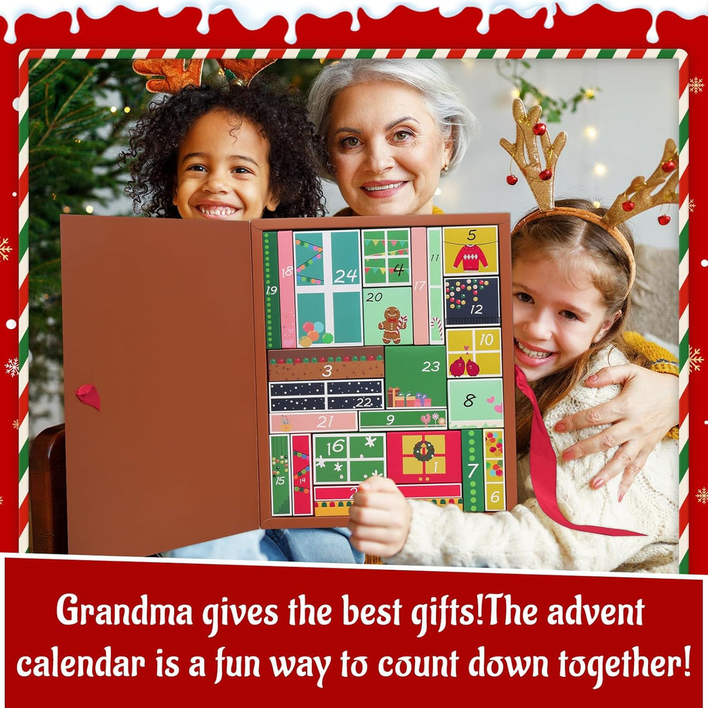 UCANBE Makeup Advent Calendar 2025 - 24 Days of Festive Beauty Gifts for Women & Teens