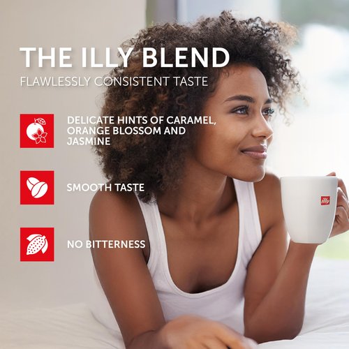 illy Espresso Compatible Capsules, Coffee Pods for Nespresso Original Line Machine, Classico Medium Roast, 100% Arabica, Premium Italian Coffee, Single Serve, 10 Count, 5 Pack