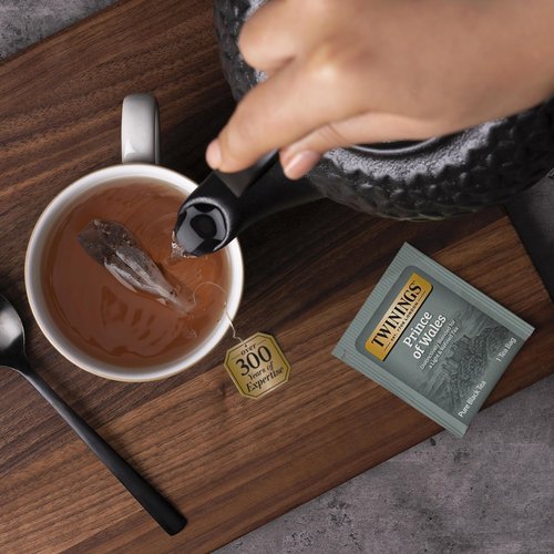 Twinings Prince of Wales Tea – A Light & Velvety Smooth Caffeinated Black Tea, Individually Wrapped Tea Bags, 20 Count (Pack of 4)