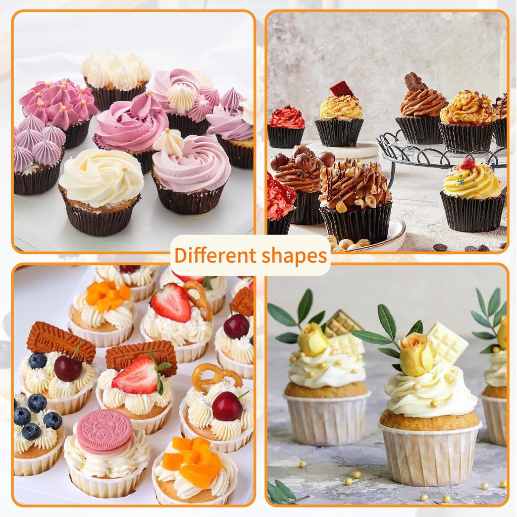 Skiennix Large Piping Tips Set - 14-Piece Reusable Stainless Steel Icing Nozzles for Cake Decorating
