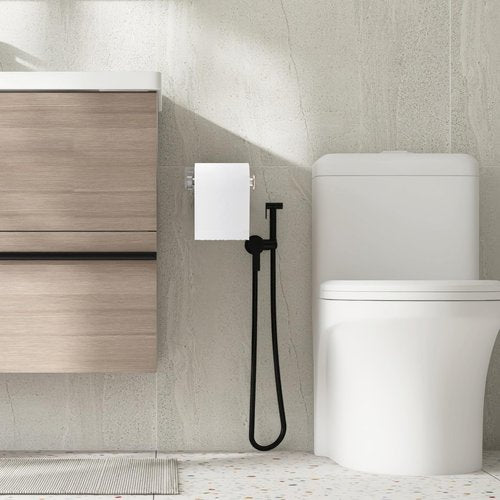Toilet Paper Holder, Self-Adhesive Toilet Paper Roll Holder for Bathroom and Washroom, No-Drill SUS 304 Stainless Steel