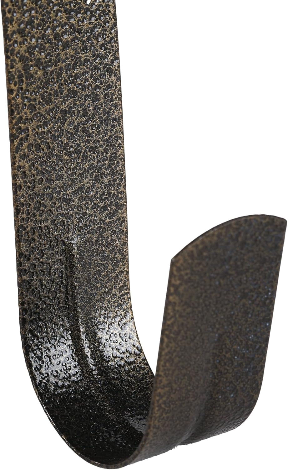 Sattiyrch Wreath Hanger - 12" Steel Over The Door Hook in Textured Bronze | Perfect for Front Door Decor