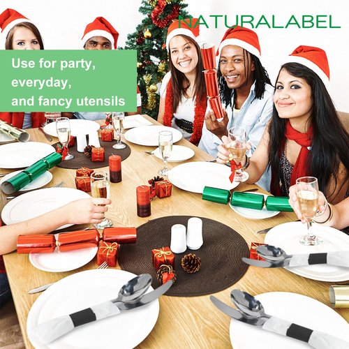 NATURALABEL 20000 PCS Bulk Paper Napkin Rings for Small Business, Restaurants, Events, Self-Adhesive Napkin Bands - 10 Boxes Pack, 2000 per Box (Black)