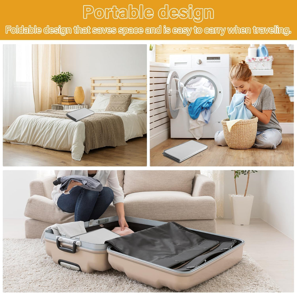Skiennix Over The Door Steaming Station - Portable Garment Steamer Pad for Home & Travel