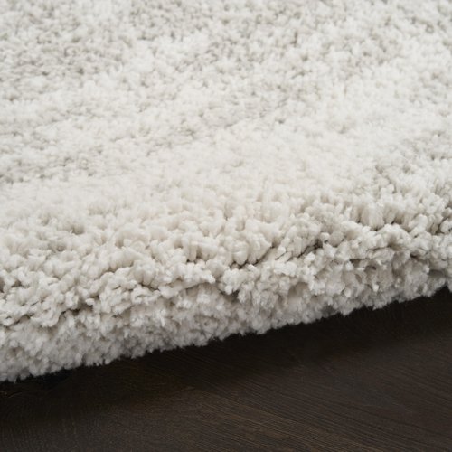 Nourison Home Modern Shag Ivory Grey 5'3" x 7' Area Rug - Easy Clean, Non Shedding, Bed Room, Living Room, Dining Room, Kitchen (5' x 7')