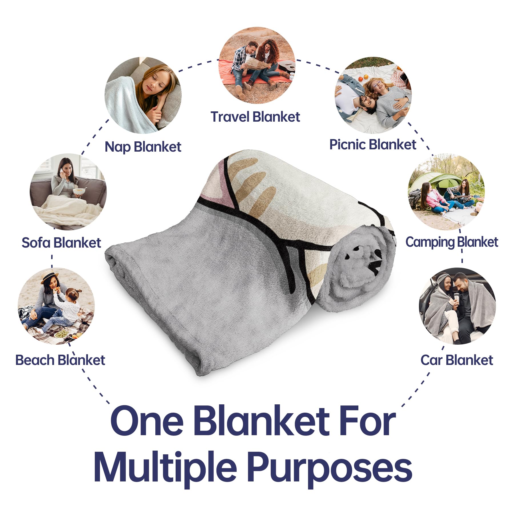 SteadStyle Daughter Gifts Blanket, Gifts for Daughter from Mom Dad, Idea Daughters Birthday Gift, Present Ideas for Graduation, Wedding, Mothers Day, Christmas