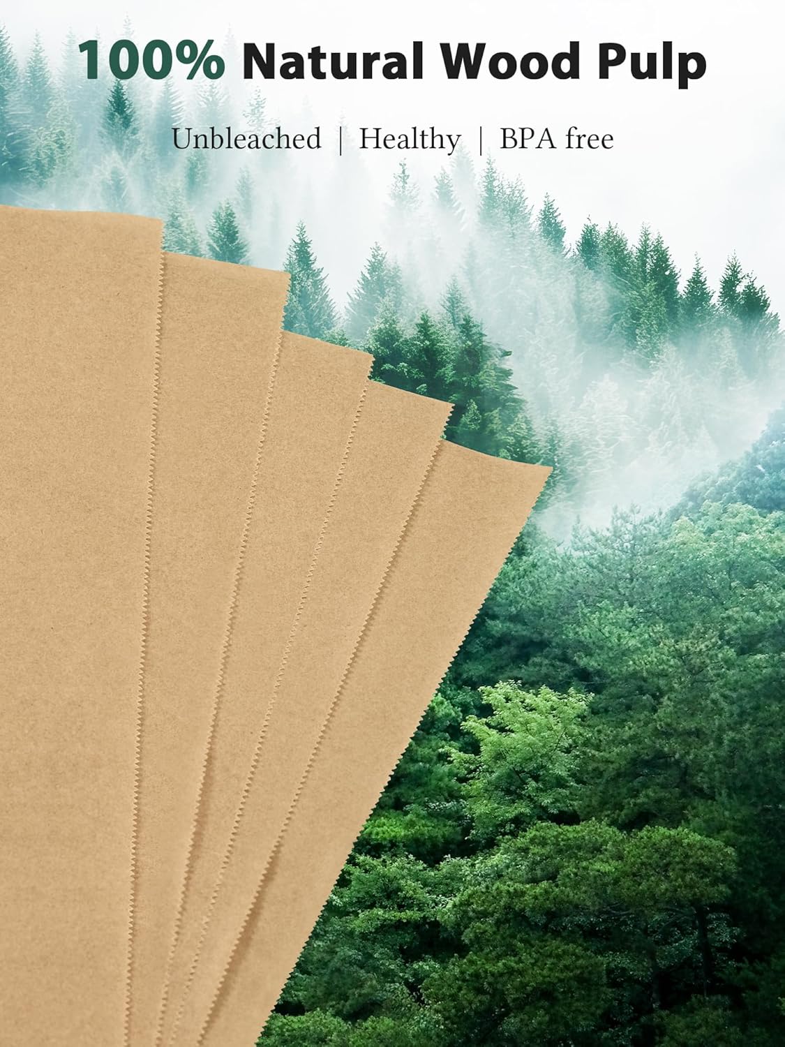 SMARTAKE Parchment Paper Sheets - 200 Pcs 12x16 Inches for Baking, Grilling & Air Frying | Unbleached