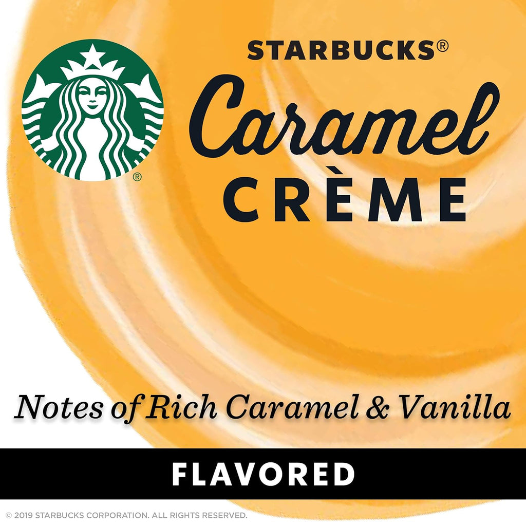 Starbucks K-Cup Coffee Pods - Caramel Crème Flavor for Keurig Brewers | 10 Count (Pack of 6)