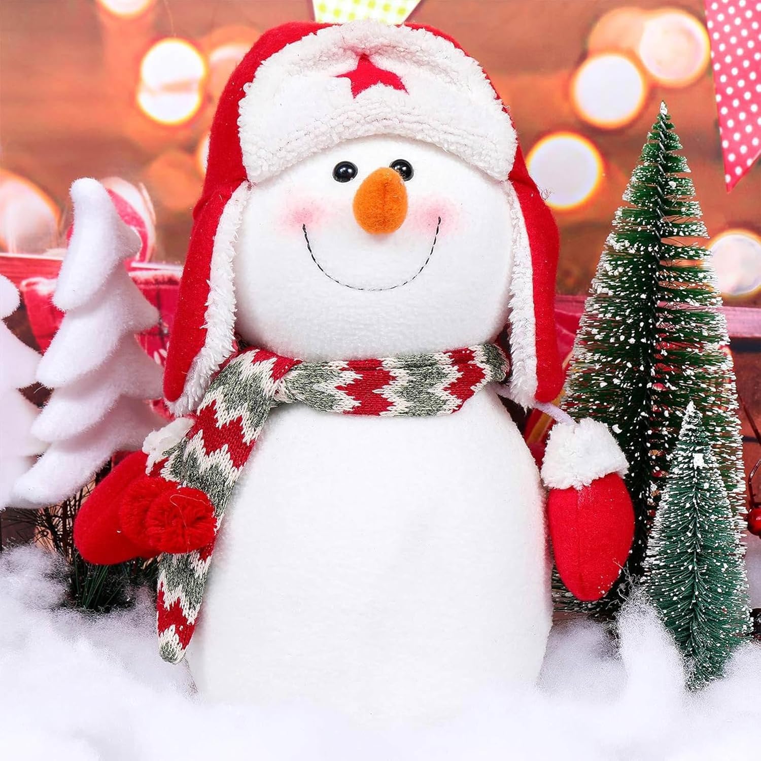 Shappy Christmas Fake Snow | 165.79 Ounce Artificial White Cloud Fiber for Winter Decor
