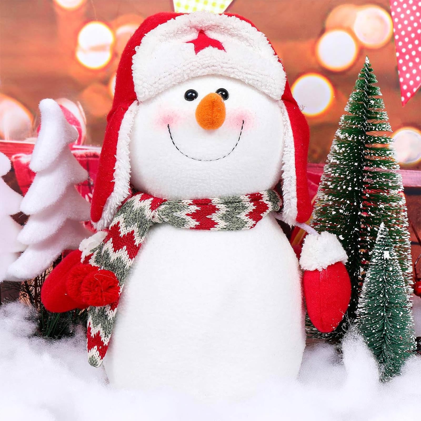 Shappy 70.55 Ounce/ 2000 g Christmas Fake Clouds Snow Decoration Artificial White Cloud Fiber Faux Fluffy Snow Indoor Soft Artificial Fake White Cotton Winter Craft Decor Xmas Tree Village Displays
