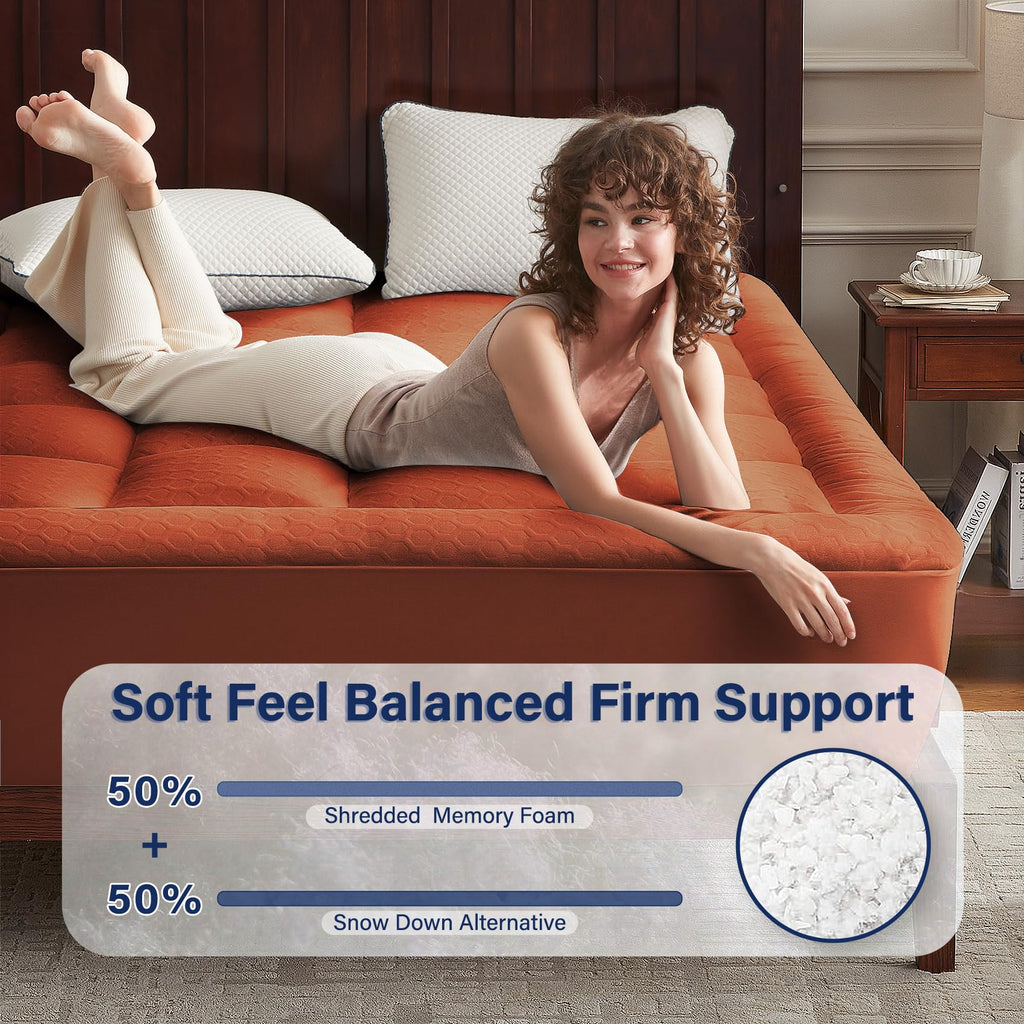 Anluoer Mattress Topper Queen with Others