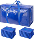 TICONN Extra Large Moving Bags - Heavy-Duty Storage Totes with Zippers & Handles | 30 Gallon, 16 Pack