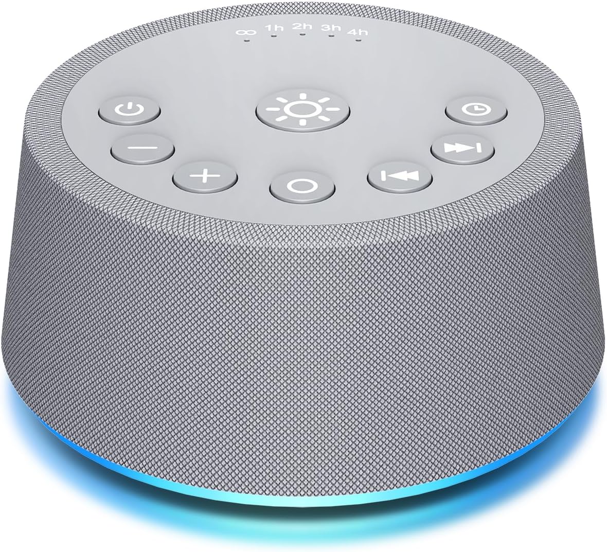 SoundLegend Sleep White Noise Machine - 30 Soothing Sounds, 32-Level Volume, 12 Color Lights, Compact Design