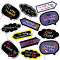 Murder Mystery Photo Booth Props Set – Fun Party Decorations for Mystery Nights, Detective Games, and Crime Theme Events (12)