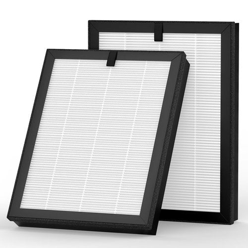 2 Pack ClearAir-A5 Replacement Filter Compatible with VEWIOR ClearAir-A5 Air Purifier, 3-in-1 HEPA Air Cleaner Filter
