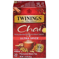 Twinings Ultra Spice Chai Tea - Rich Flavor Blend | 1.41 oz, 20 Tea Bags