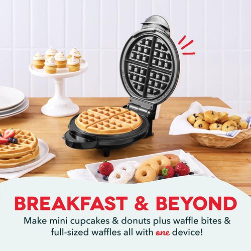 DASH Removable Waffle Plates (Removable 8" Waffle Plate 2 Pack for the MultiMaker® Treat Maker System)