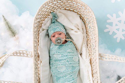 Copper Pearl Large Premium Knit Baby Swaddle Receiving Blanket Jane