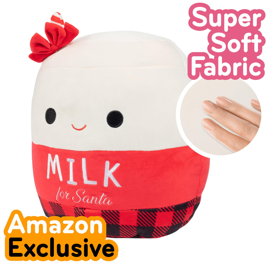 Squishmallows Large 14-Inch Alten The Christmas Milk for Santa- Official Jazwares Holiday Plush - Collectible Soft & Squishy Stuffed Animal Toy- 2025 Limited Edition - Gift for Kids, Girls & Boys