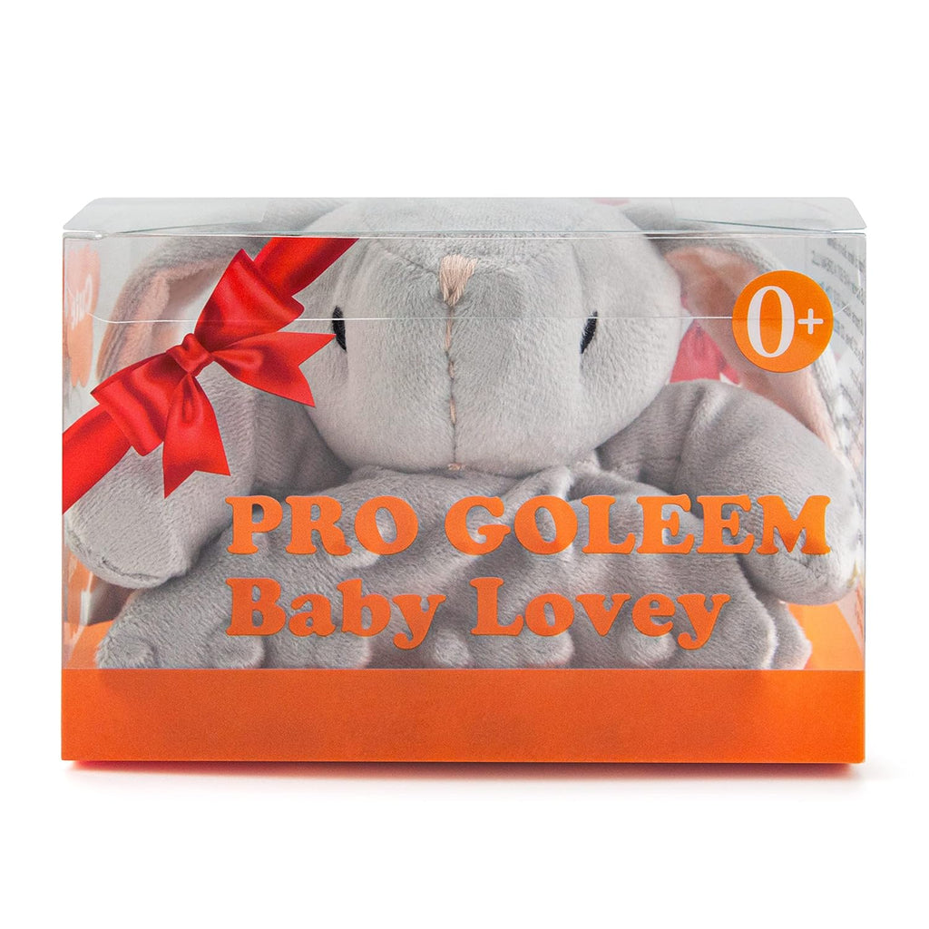 Pro Goleem Loveys - Soft Security Blanket & Snuggle Toy for Newborns | Grey Bunny 16 Inch