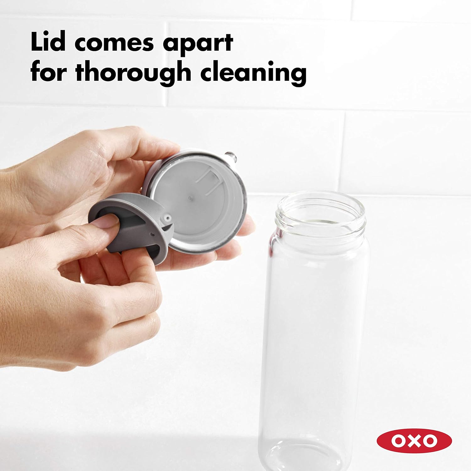 OXO Good Grips 12 Oz Precision Pour Glass Oil Dispenser - Effortless Control & Mess-Free Pouring