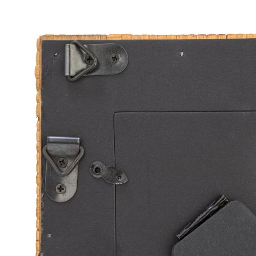Creative Co-Op Handwoven Rattan Photo Frame, Natural(Holds 5" x 7" Photo)