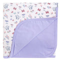Large Premium Knit Baby 3 Layer Stretchy Quilt Blanket "Minnie Mouse's Bowquet" by Copper Pearl