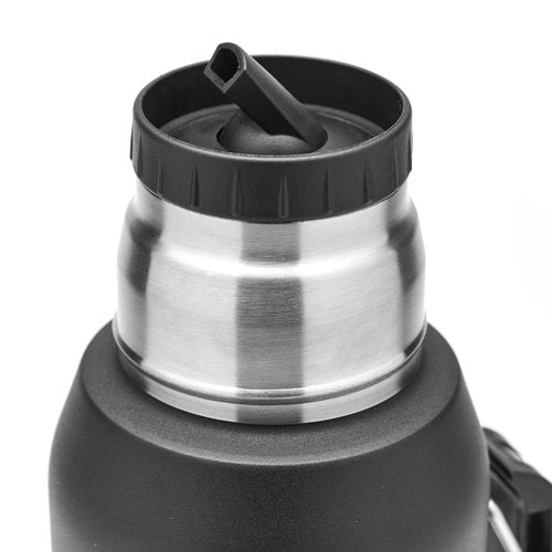 BALIBETOV Thermal Flask for mate - Vacuum Insulated With Double Stainless Steel Wall - BPA Free - A Thermic Bottle Specially Designed for Use With Mate Cup or Mate Gourd (Black, 33.8 OZ)