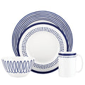Kate Spade New York Charlotte Street East 4 Piece Place Setting,Blue