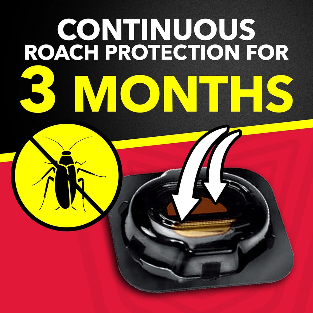 Raid Roach Killer Baits - Effective Pest Control with Egg Stoppers | 12 Count Pack