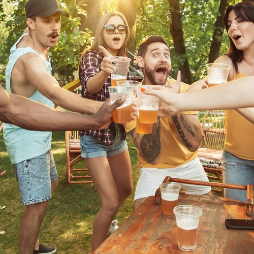 JOLLY CHEF 12 oz Clear Plastic Cups, 1000 Pack Disposable Clear Drinking Cups, Cold Party Drinking Cups for Ice Coffee, Picnics, Ceremonies, BBQ, Wedding, Birthday, Party, Christmas