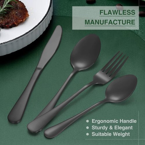 AIVIKI 60-Piece Stainless Steel Silverware Set - Elegant Flatware for 12 with Organizer | Mirror Polished Cutlery