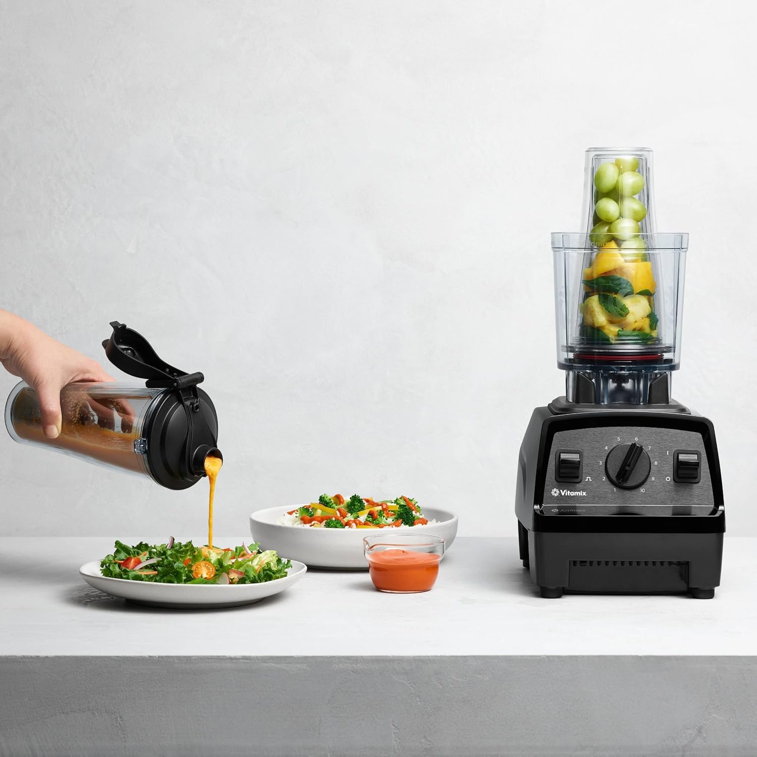 Vitamix Personal Cup Adapter - BPA-Free Blender Cups with Stainless Steel Blades | 20-Ounce Size, Dishwasher Safe