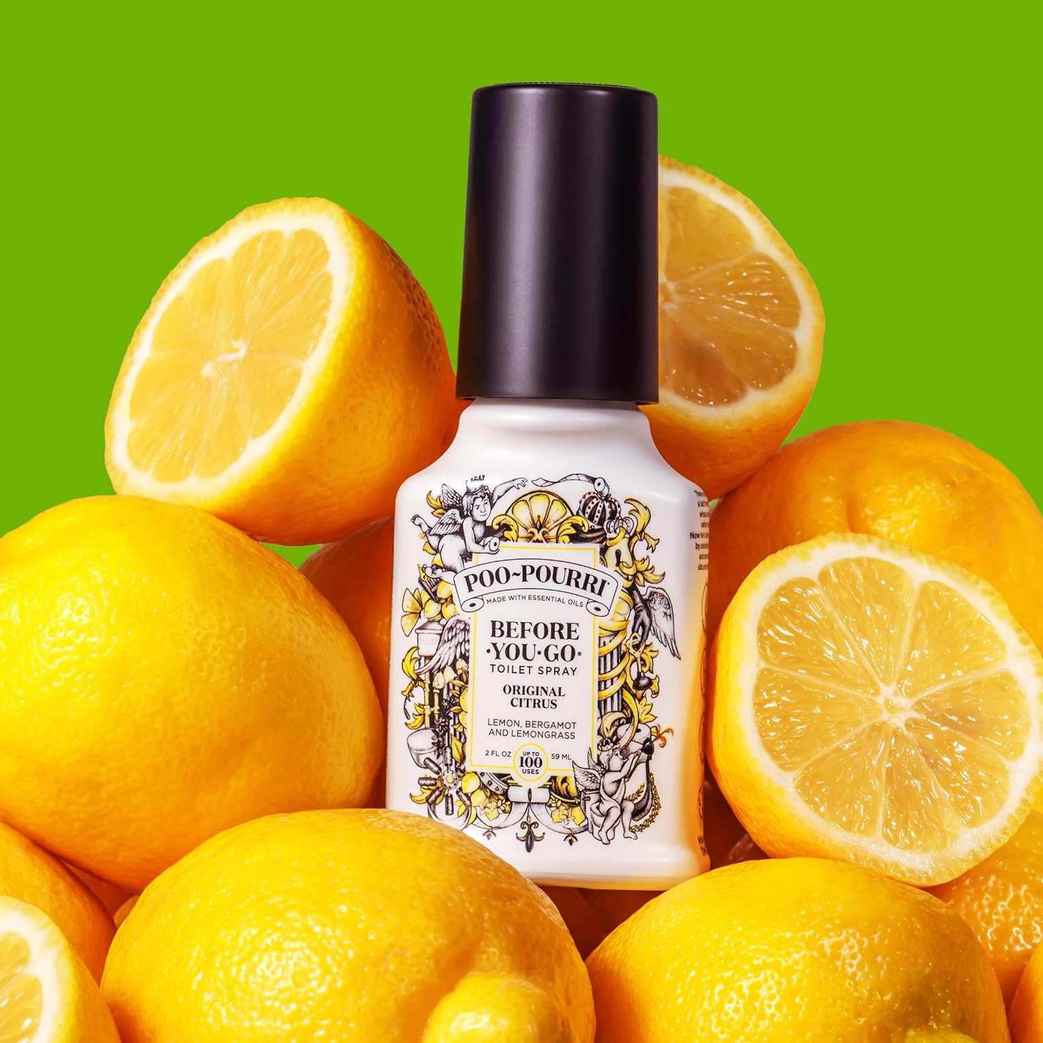 Poo-Pourri Pocket Toilet Spray - Travel Essential for On-The-Go Odor Control | Beach Bum, 1 Fl Oz