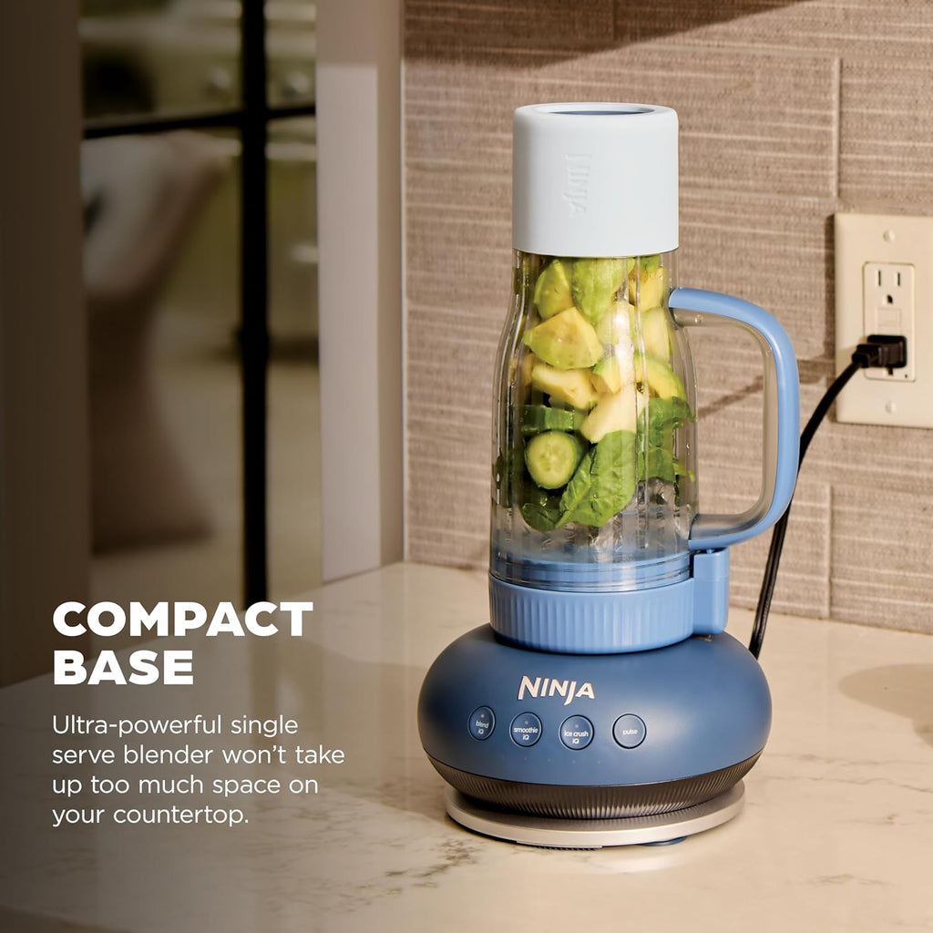 Ninja Blendboss™ Personal Blender - Smoothies & Frozen Drinks | 26oz Travel Tumbler with Leak-Proof Lid & Chug Spout