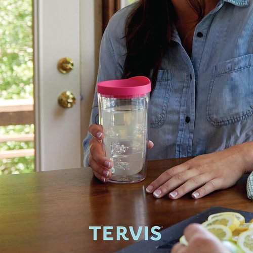 Tervis Sakura Cardinal Made in USA Double Walled Insulated Tumbler Travel Cup Keeps Drinks Cold & Hot, 16oz, Classic