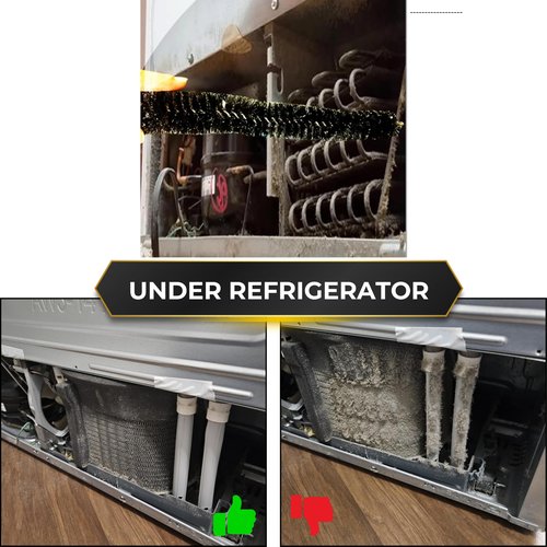 Dryer Vent Cleaner Kit with Extra-Long Flexible Crevice Tool for Shark Navigator NV350 Rocket HV300 HV301 HV322 HV371 HV372 Stratos AZ3002 Rotator NV500 NV501 (Replacement Vacuum Attachments)