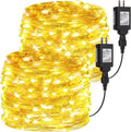 Skiennix 33ft 100 LED Fairy String Lights - Waterproof Warm White Twinkle Lights for Indoor & Outdoor Decor