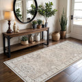 Skiennix Washable 3x7 Runner Rug - Soft, Water-Resistant Entryway Mat for Farmhouse Style Home Décor