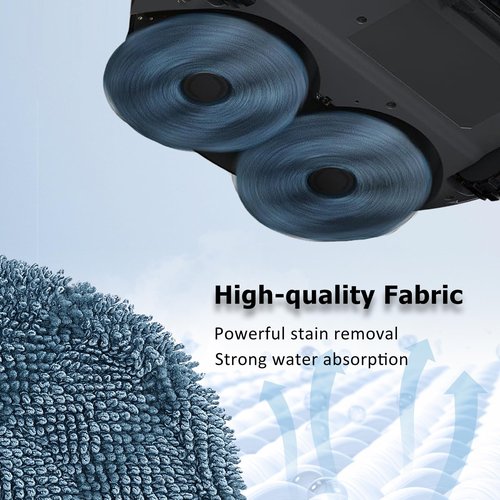 12 Pack Replacement Parts Dust Bags Mop Pads for eufy X10 Pro Omni Accessories Robot Vacuum Self-Empty Station,6 Dust Bags, 6 Mop Pads