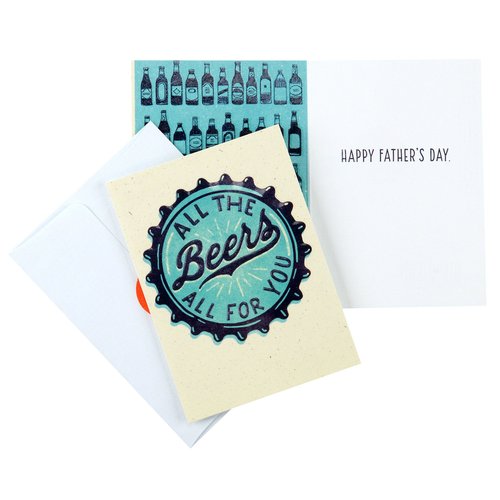 Hallmark Studio Ink Funny Father's Day Card Assortment for Friends, Family, and Dad (6 Cards with Envelopes)