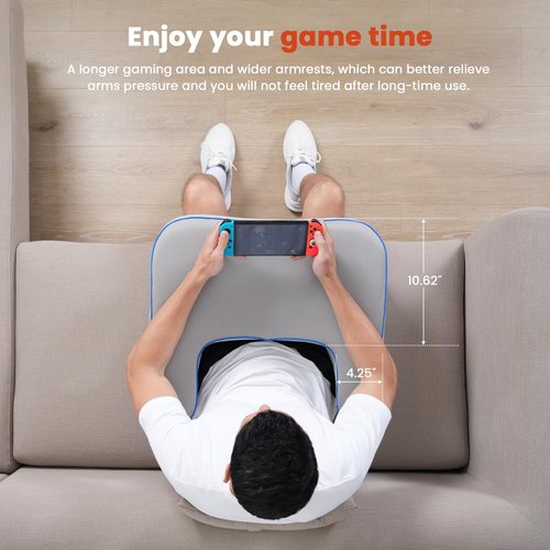 Keduwa Reading Pillow,Lap Desk Pillow for Laptop,Memory Foam Reading Pillows for Gaming, Arm Rest Pillow for Reading, Working, Crocheting, Playing Game or Sitting in Bed,Sofa