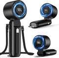 **TurboFan 4-in-1 Portable Handheld Fan - 10000RPM High-Speed, 180° Foldable, 15H Battery Life**